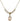 Saint Rocco Crystal Necklace | 1/2 inch | 4mm Beads   14kt Gold Filled