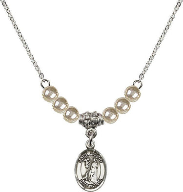Collar de cristal de San Roque | 1,27 cm | Cuentas de 4 mm | N21-9377
