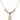 Saint Drogo Crystal Necklace | 1/2 inch | 4mm Beads   14kt Gold Filled