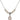 Saint Bernadine of Sienna Crystal Necklace | 1/2 inch | 4mm Beads   Sterling Silver