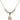 Our Lady of Assumption Crystal Necklace | 1/2 inch | 4mm Beads   14kt Gold Filled
