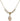 Our Lady of Assumption Crystal Necklace | 1/2 inch | 4mm Beads   14kt Gold Filled