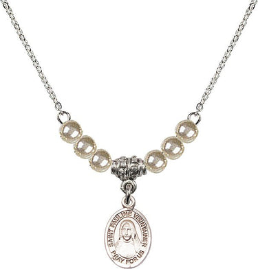Collar de cristal Santa Paulina Visintainer | 1/2 pulgada | Cuentas de 4 mm | N21-9391