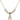 Saint Columbkille Crystal Necklace | 1/2 inch | 4mm Beads   14kt Gold Filled