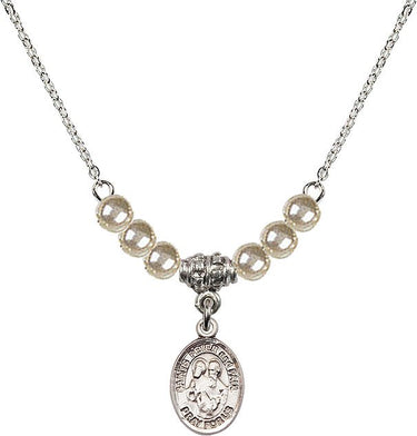 Saints Peter & Paul Crystal Necklace | 1/2 inch | 4mm Beads | N21-9410