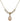 Our Lady of Rosa Mystica Crystal Necklace | 1/2 inch | 4mm Beads   14kt Gold Filled