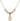 Saint Andre Bessette Crystal Necklace | 1/2 inch | 4mm Beads   14kt Gold Filled