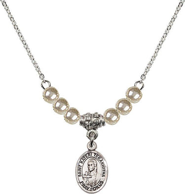 Collar de cristal Santa Kateri Tekakwitha Tekakwitha | 1/2 pulgada