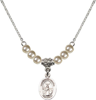 Collar de cristal de San Medardo de Noyon | 1/2 pulgada | Cuentas de 4 mm