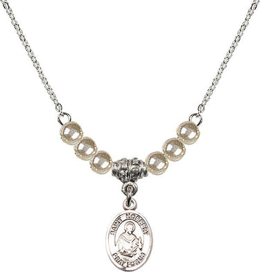 Collar de cristal de San Norberto de Xanten | 1/2 pulgada | Cuentas de 4 mm