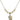 Rose Crystal Necklace | 1/2 inch | 4mm Beads   14kt Gold Filled