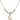Praying Hands Crystal Necklace | 3/8 inch | 4mm Beads   14kt Gold Filled