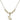 Praying Hands Crystal Necklace | 3/8 inch | 4mm Beads   14kt Gold Filled