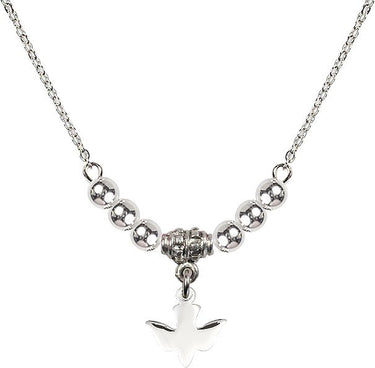 Collar de cristal con cuentas del Espíritu Santo | 3/8 pulgada | Cuentas de 4mm | N22-0225