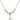 Saint Brigid of Ireland Cross Crystal Necklace | 1/2 inch | 4mm Beads   14kt Gold Filled
