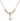 Saint Brigid of Ireland Cross Crystal Necklace | 1/2 inch | 4mm Beads   14kt Gold Filled