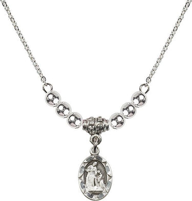 Collar Santa Ana con Cristales | 1,27 cm | Cuentas de 4 mm | N22-0301A
