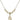 Saint Christopher Crystal Necklace | 1/2 inch | 4mm Beads   14kt Gold Filled