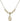 Saint Christopher Crystal Necklace | 1/2 inch | 4mm Beads   14kt Gold Filled