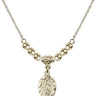 Our Lady of Guadalupe Crystal Necklace | 1/2 inch | 4mm Beads   14kt Gold Filled