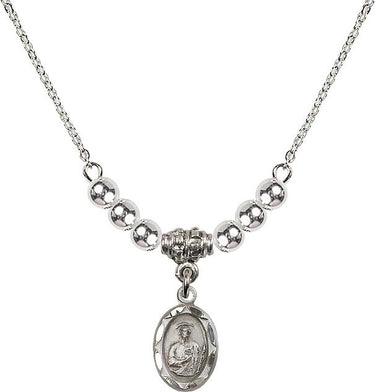 Collar de Cristal San Judas | 1/2 pulgada | Cuentas de 4 mm | N22-0301J