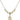 Saint Michael the Archangel Crystal Necklace | 1/2 inch | 4mm Beads   14kt Gold Filled