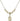 Saint Michael the Archangel Crystal Necklace | 1/2 inch | 4mm Beads   14kt Gold Filled
