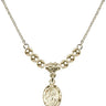 Scapular Crystal Necklace | 1/2 inch | 4mm Beads   14kt Gold Filled