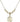 Saint Anne Crystal Necklace | 5/8 inch | 4mm Beads   14kt Gold Filled