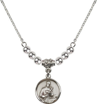 Collar de cristal de San Gerardo Mayela | 5/8 pulgada | Cuentas de 4 mm | N22-0601G