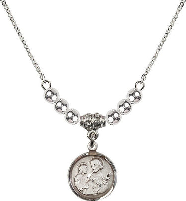 Collar de cristal de San José | 1,6 cm | Cuentas de 4 mm | N22-0601K