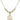Miraculous Medal Crystal Necklace | 5/8 inch | 4mm Beads   14kt Gold Filled