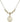 Miraculous Medal Crystal Necklace | 5/8 inch | 4mm Beads   14kt Gold Filled