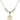Saint Michael the Archangel Crystal Necklace | 5/8 inch | 4mm Beads   14kt Gold Filled