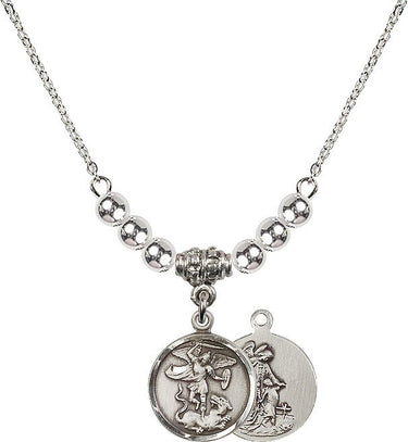 Collar de cristal del Arcángel San Miguel | 1,6 cm | N22-0601R