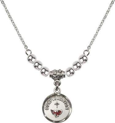 Confirmation Crystal Necklace | 5/8 inch | 4mm Beads | N22-0601X