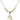 Baptism Crystal Necklace | 3/4 inch | 4mm Beads   14kt Gold Filled