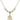 Saint Christopher Crystal Necklace | 3/4 inch | 4mm Beads   14kt Gold Filled