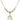 Saint Joseph Crystal Necklace | 3/4 inch | 4mm Beads   14kt Gold Filled