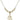 Saint Michael the Archangel Crystal Necklace | 3/4 inch | 4mm Beads   14kt Gold Filled