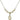 Miraculous Medal Crystal Necklace | 1/2 inch | 4mm Beads   14kt Gold Filled