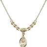 Scapular Crystal Necklace | 1/2 inch | 4mm Beads   14kt Gold Filled