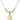 Heart / Confirmation Crystal Necklace | 5/8 inch | 4mm Beads   14kt Gold Filled