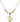 Heart / Confirmation Crystal Necklace | 5/8 inch | 4mm Beads   14kt Gold Filled