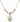Heart / Communion Crystal Necklace | 5/8 inch | 4mm Beads   14kt Gold Filled