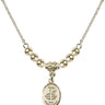 Matrimony Crystal Necklace | 1/2 inch | 4mm Beads   14kt Gold Filled