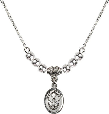 Confirmation Crystal Necklace | 1/2 inch | 4mm Beads | N22-0973