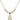 Chalice Crystal Necklace | 1/2 inch | 4mm Beads   14kt Gold Filled