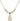 Chalice Crystal Necklace | 1/2 inch | 4mm Beads   14kt Gold Filled