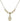 Crucifix Crystal Necklace | 1/2 inch | 4mm Beads   14kt Gold Filled
